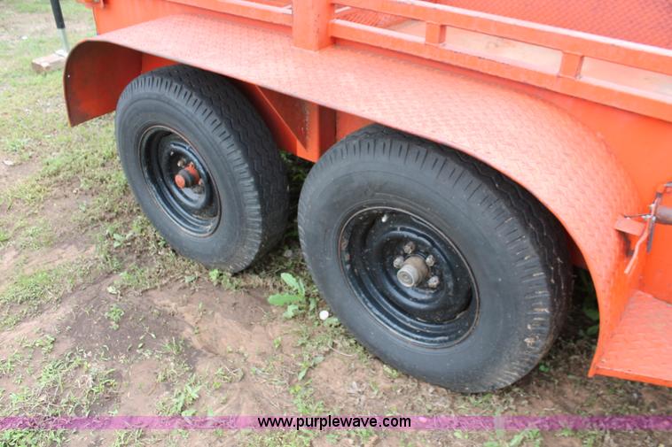 image for item H5819 1966 Utility pole and reel trailer