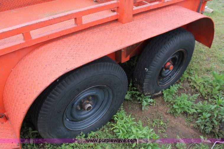 image for item H5819 1966 Utility pole and reel trailer