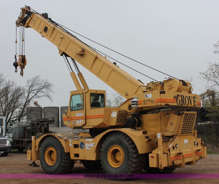 image for item H5841 1997 Grove RT750 rough terrain crane