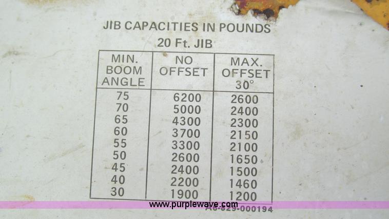 image for item J8527 Grove RT58/58A crane