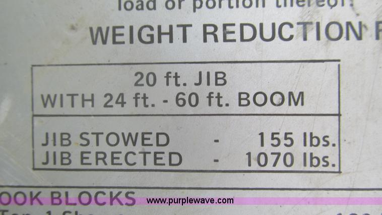 image for item J8527 Grove RT58/58A crane