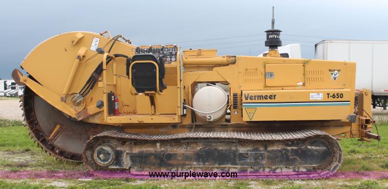 image for item K6896 1989 Vermeer T650 rock saw