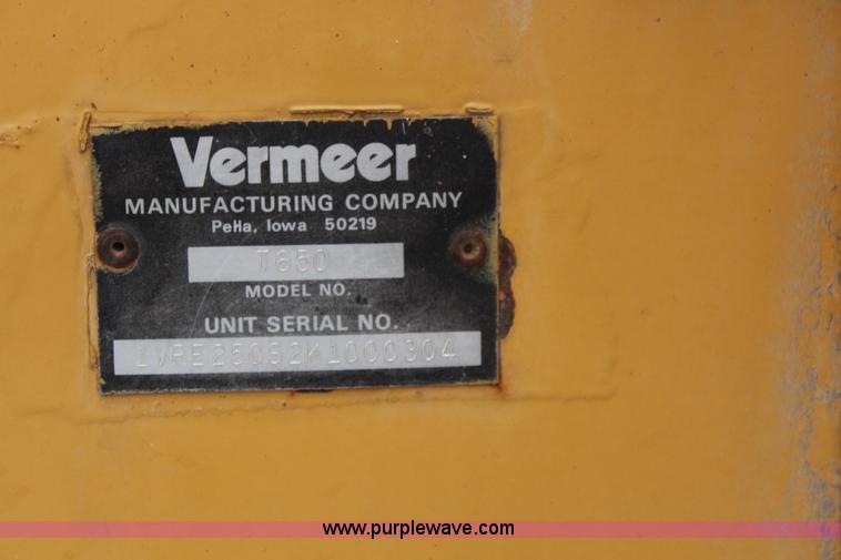 image for item K6896 1989 Vermeer T650 rock saw
