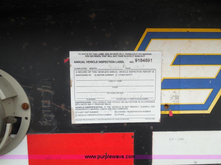 image for item K7520 2006 Eager Beaver 55 GSL equipment trailer