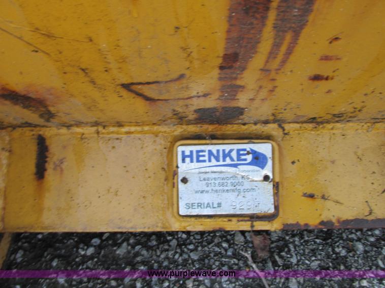 image for item R9298 Henke 14' loader snow box