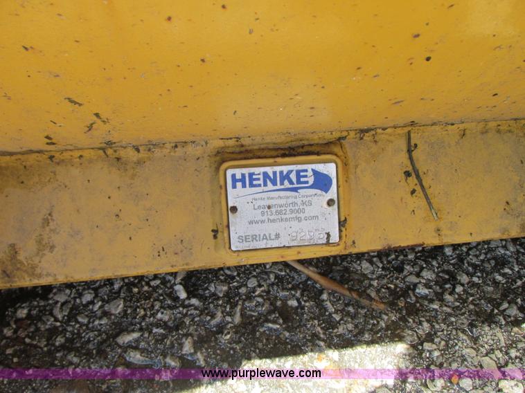 image for item R9314 Henke 10' loader snow box