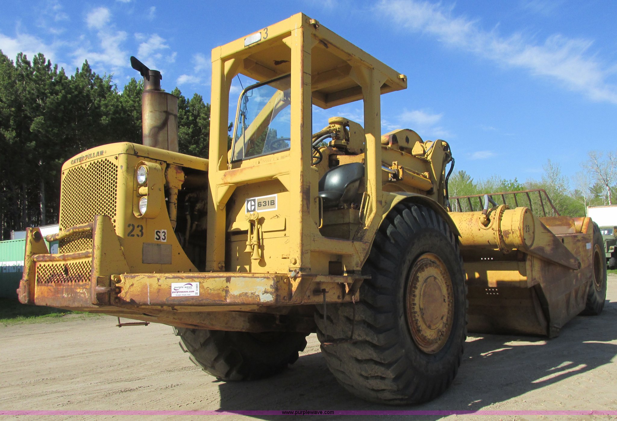1964 Caterpillar 631B conventional scraper in Red Lake, MN Item A8805