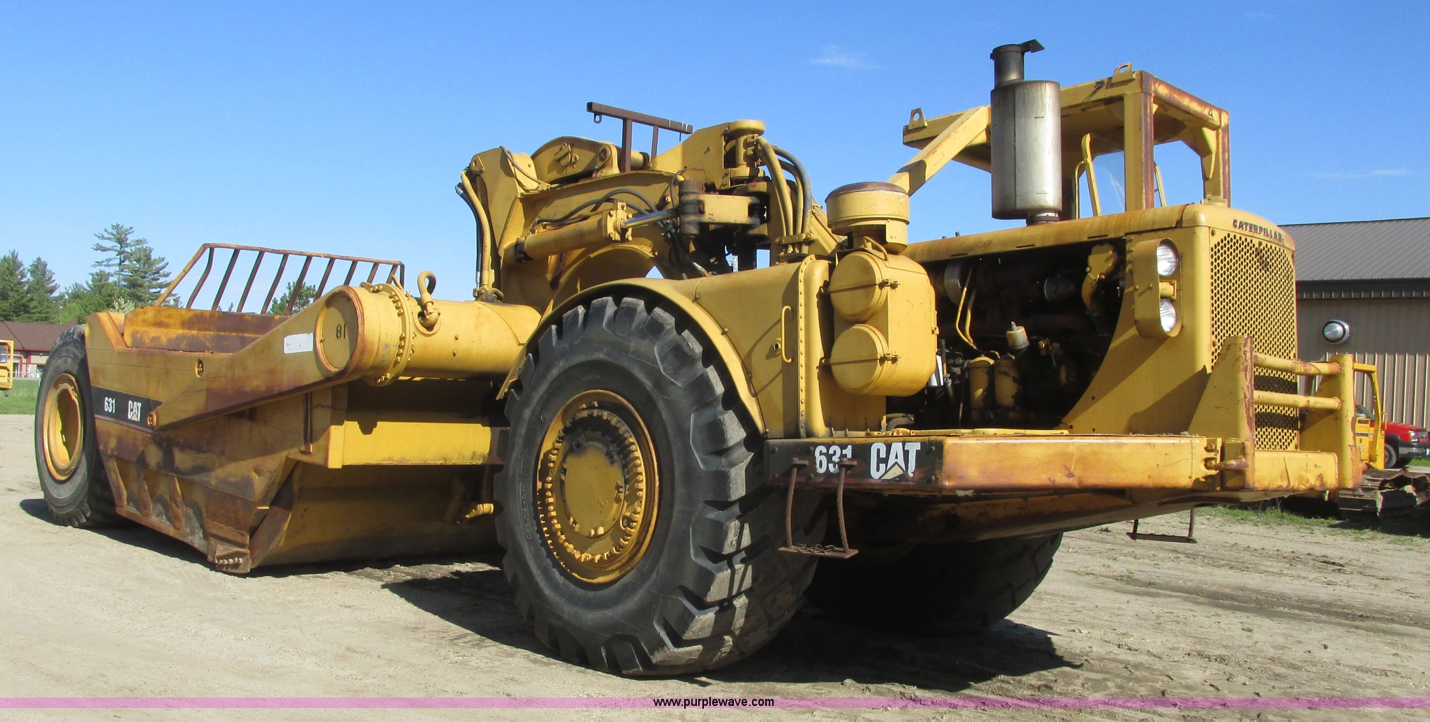 1965 Caterpillar 631B conventional scraper in Red Lake, MN Item A8806
