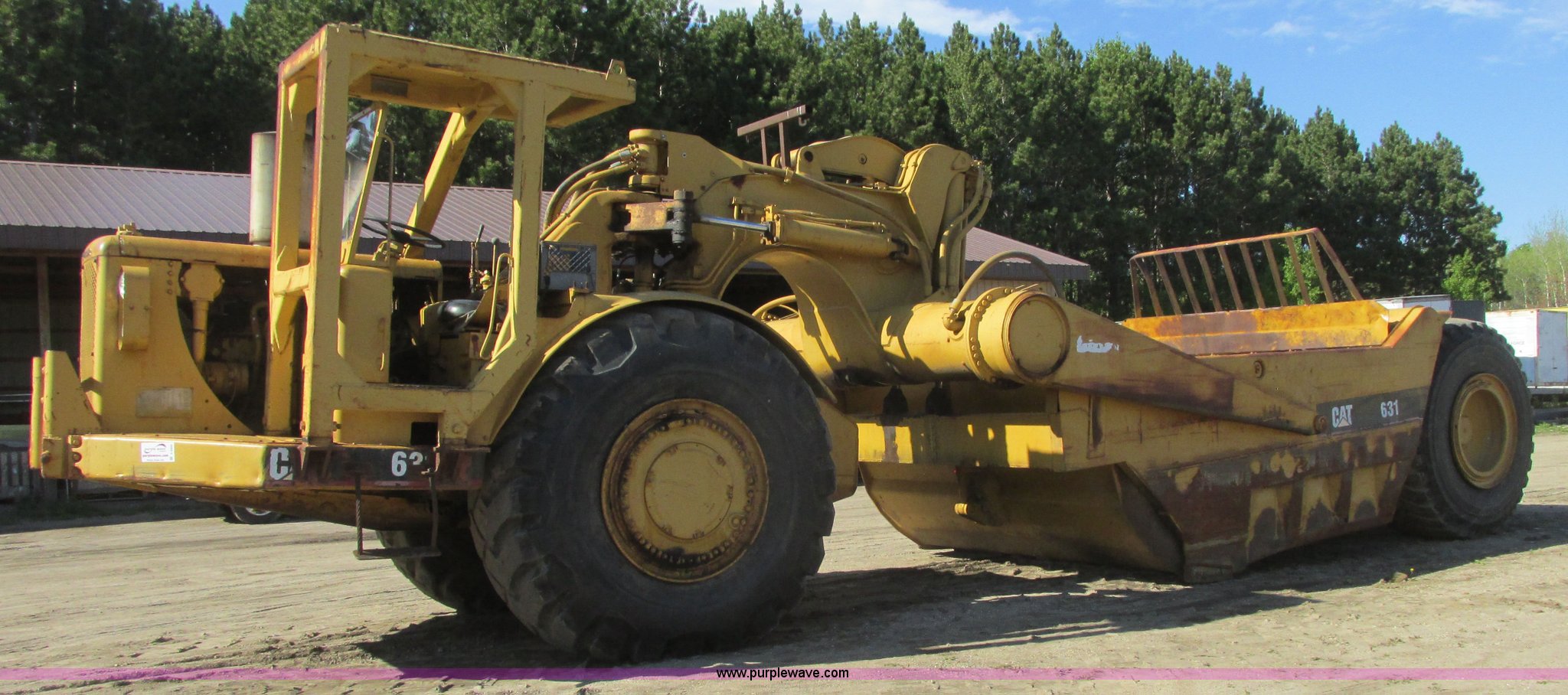 1965 Caterpillar 631B conventional scraper in Red Lake, MN Item A8806