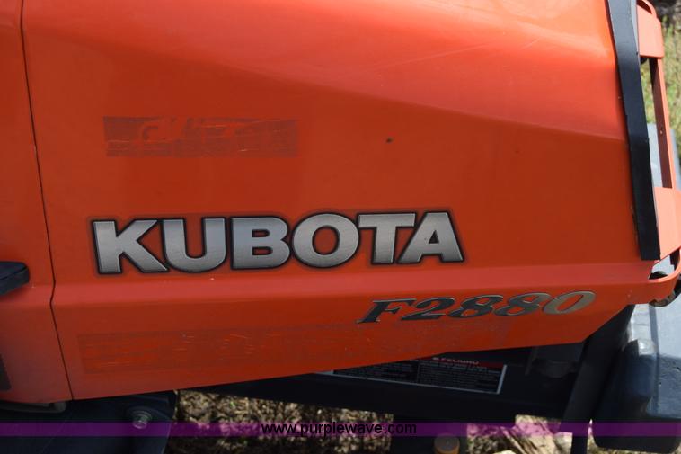 image for item BP9067 Kubota F2880 lawn mower