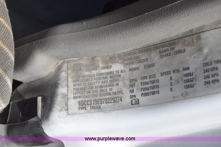 image for item H8523 2007 Chevrolet Colorado Ext. Cab pickup truck