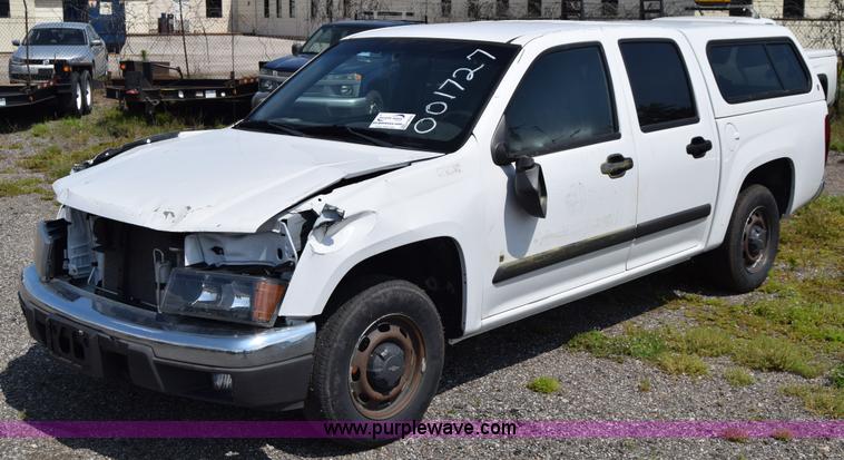 image for item H8525 2008 Chevrolet Colorado Crew Cab pickup truck