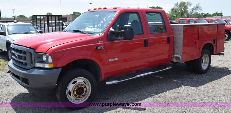 image for item K8503 2003 Ford F550 Super Duty XL Crew Cab fire rescue truck
