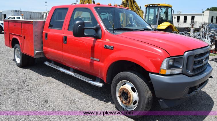 image for item K8503 2003 Ford F550 Super Duty XL Crew Cab fire rescue truck