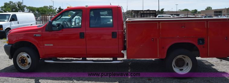 image for item K8503 2003 Ford F550 Super Duty XL Crew Cab fire rescue truck