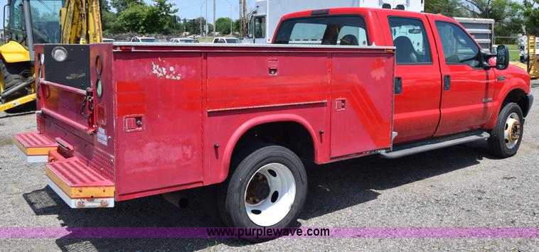 image for item K8504 2004 Ford F550 Super Duty XL Crew Cab fire rescue truck