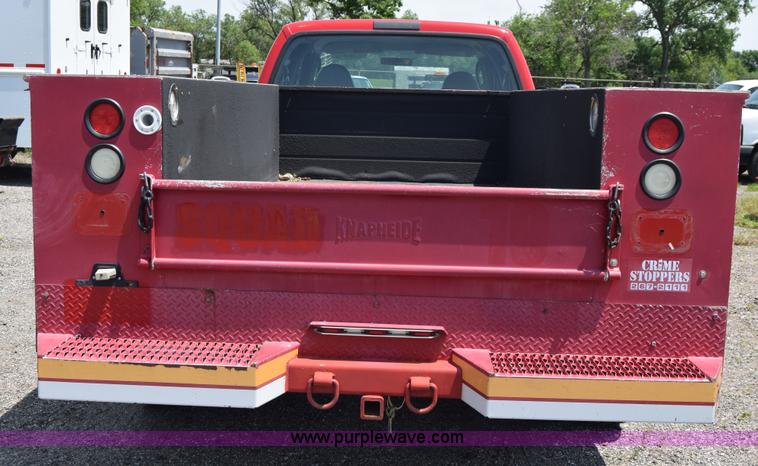 image for item K8504 2004 Ford F550 Super Duty XL Crew Cab fire rescue truck