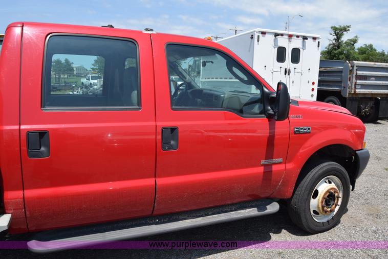 image for item K8504 2004 Ford F550 Super Duty XL Crew Cab fire rescue truck