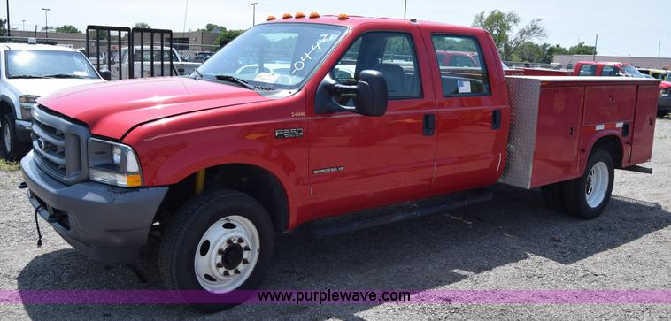 image for item K8505 2002 Ford F550 Super Duty XL Crew Cab fire rescue truck