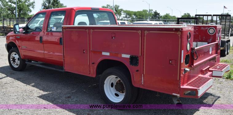 image for item K8505 2002 Ford F550 Super Duty XL Crew Cab fire rescue truck