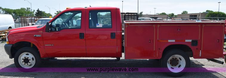 image for item K8505 2002 Ford F550 Super Duty XL Crew Cab fire rescue truck