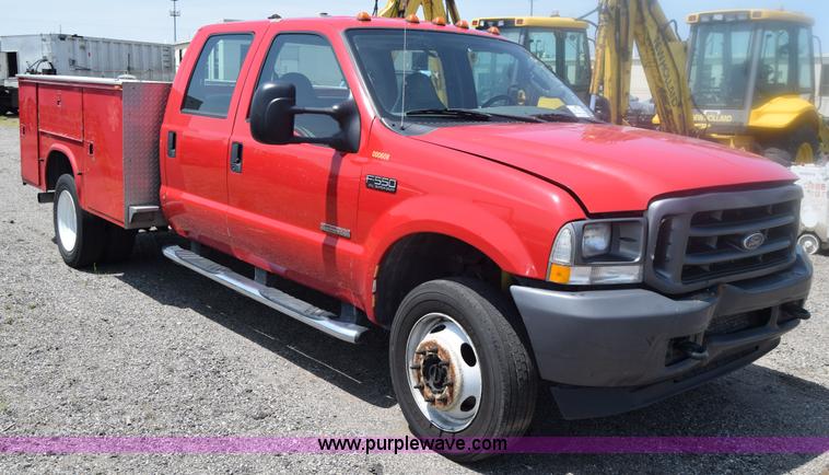 image for item K8506 2004 Ford F550 Super Duty XL Crew Cab fire rescue truck