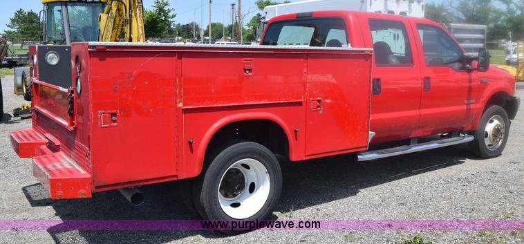 image for item K8506 2004 Ford F550 Super Duty XL Crew Cab fire rescue truck