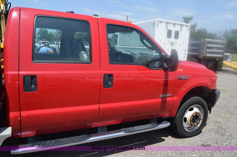 image for item K8506 2004 Ford F550 Super Duty XL Crew Cab fire rescue truck