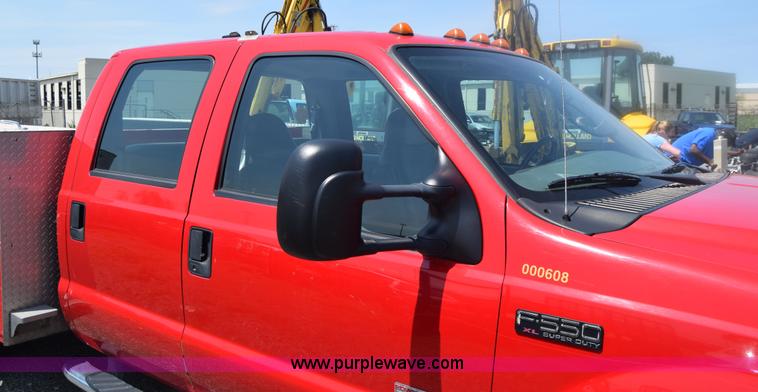 image for item K8506 2004 Ford F550 Super Duty XL Crew Cab fire rescue truck