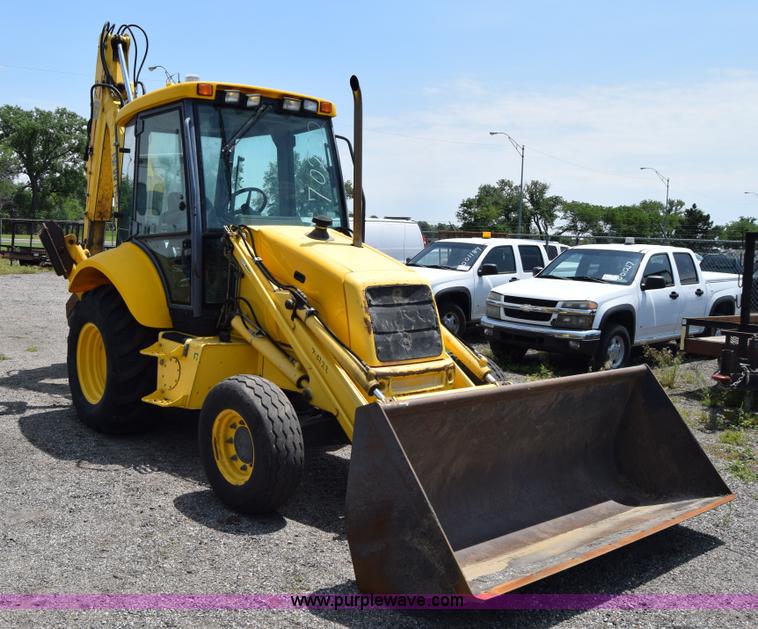 image for item K8521 2003 New Holland LB75 backhoe