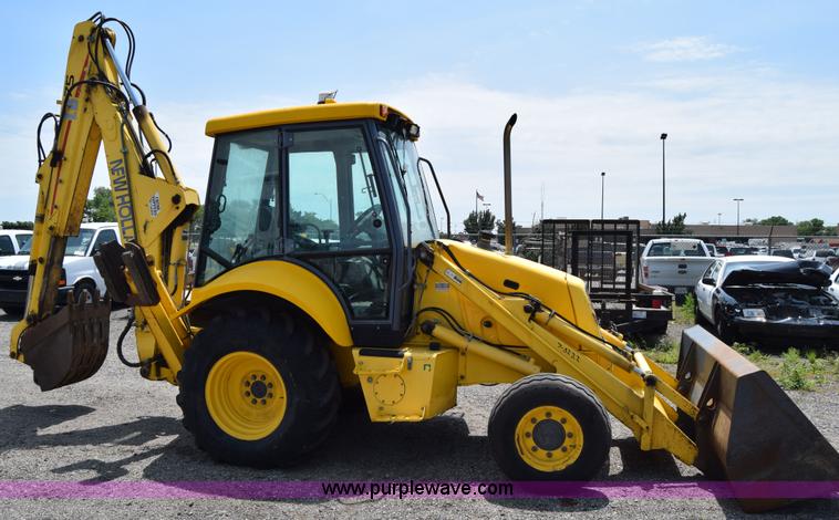 image for item K8521 2003 New Holland LB75 backhoe