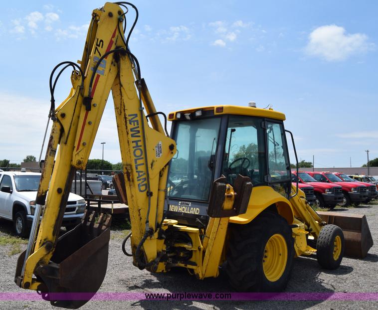 image for item K8521 2003 New Holland LB75 backhoe