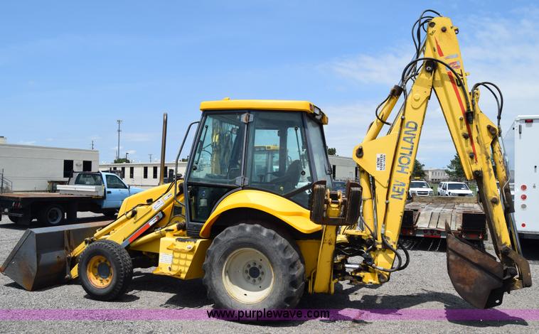 image for item K8521 2003 New Holland LB75 backhoe