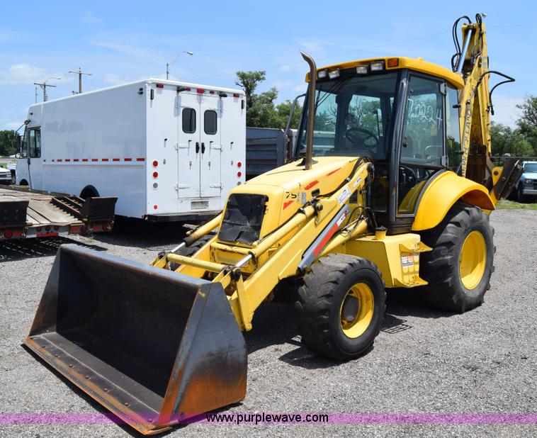 image for item K8522 2003 New Holland LB75 backhoe