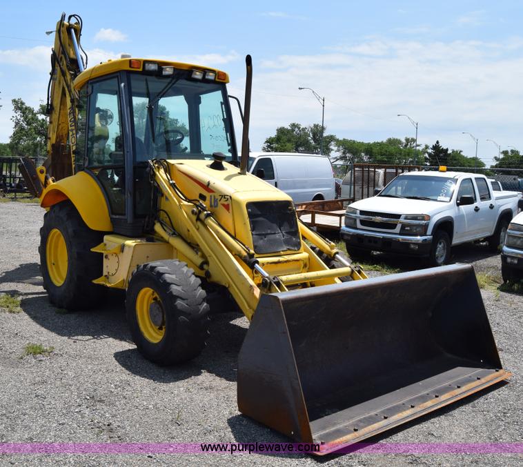 image for item K8522 2003 New Holland LB75 backhoe