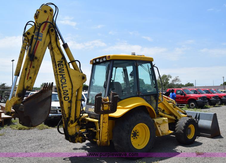 image for item K8522 2003 New Holland LB75 backhoe