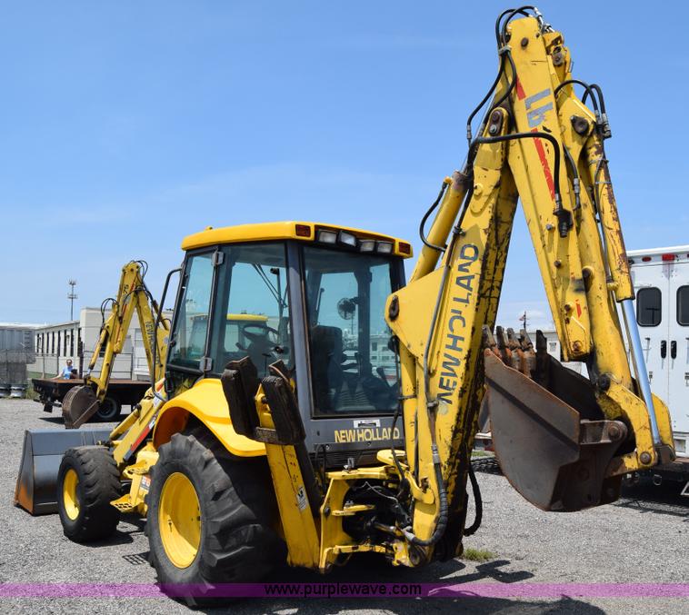 image for item K8522 2003 New Holland LB75 backhoe