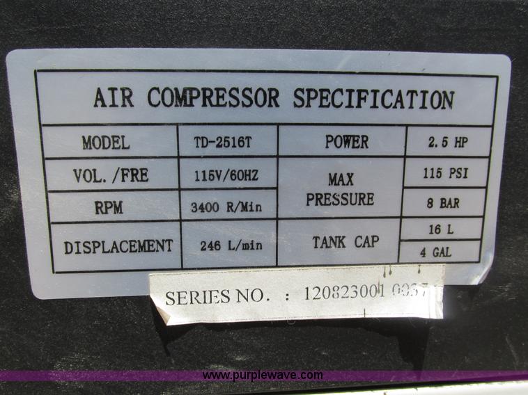image for item AV9183 Multi-power air compressor