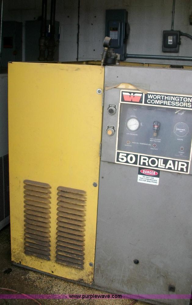 image for item D1523 Worthington 50 Rollair compressor