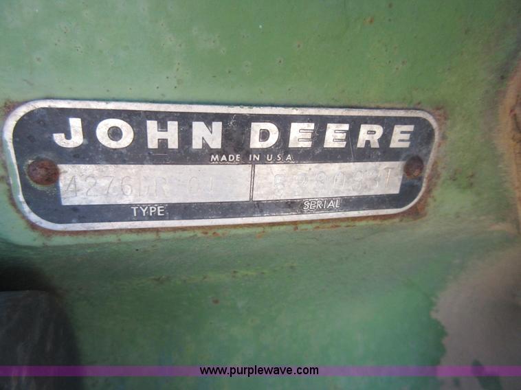 image for item D2477 John Deere 2460B tractor
