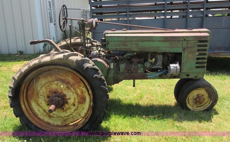 image for item D2480 1945 John Deere H tractor