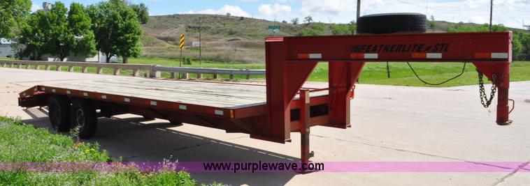 image for item F2465 1998 Featherlite STL equipment trailer