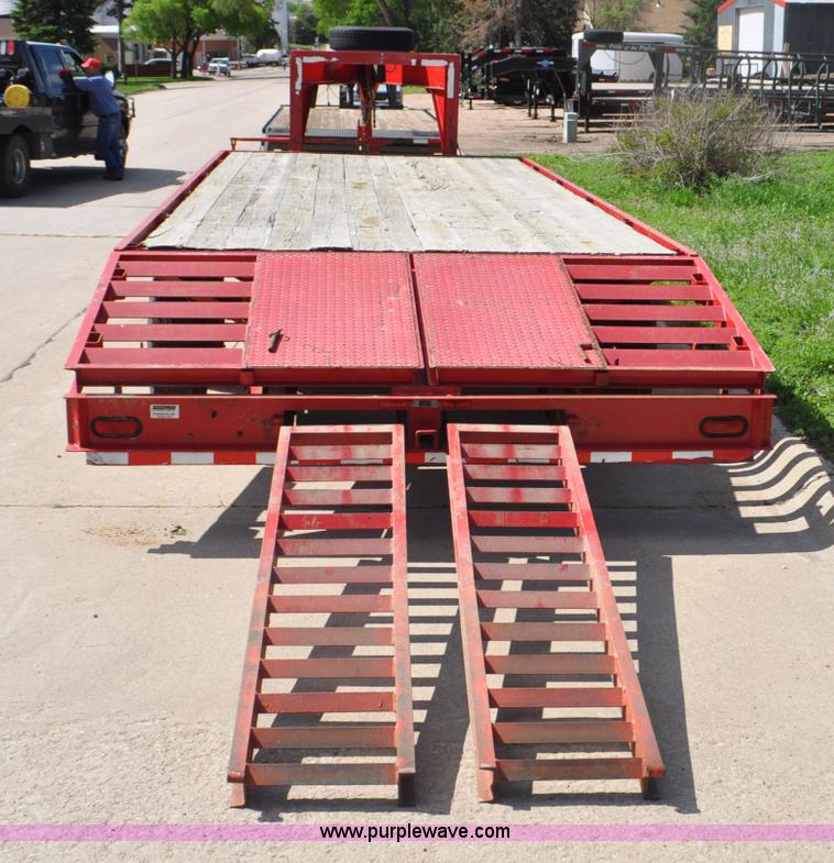 image for item F2465 1998 Featherlite STL equipment trailer