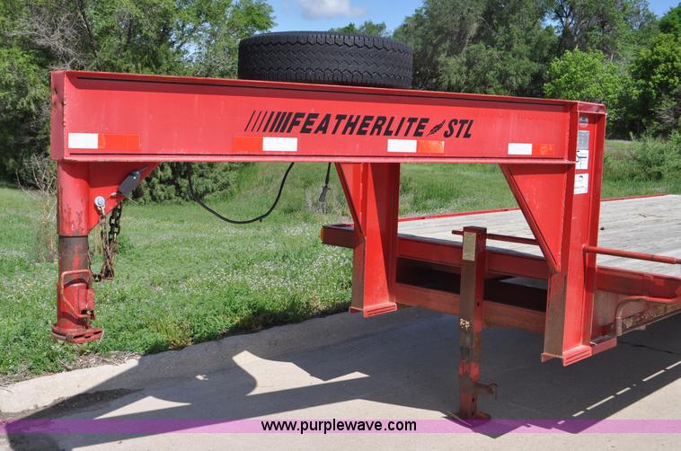 image for item F2465 1998 Featherlite STL equipment trailer