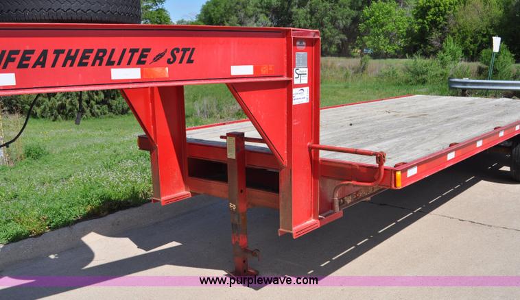 image for item F2465 1998 Featherlite STL equipment trailer