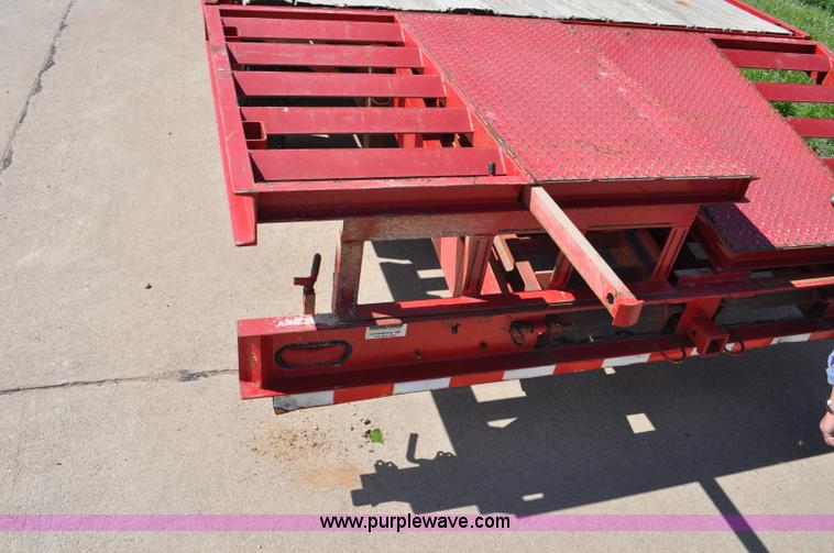 image for item F2465 1998 Featherlite STL equipment trailer