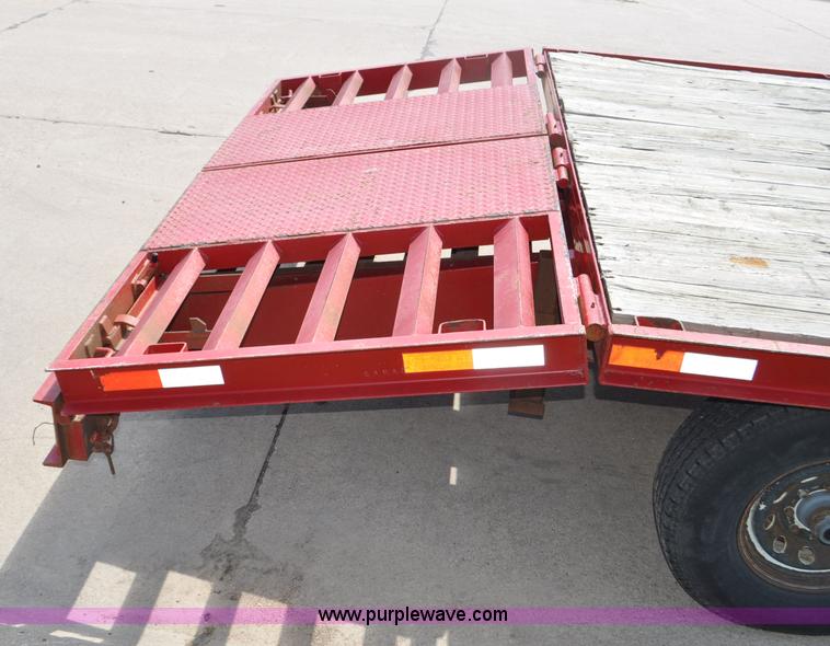 image for item F2465 1998 Featherlite STL equipment trailer