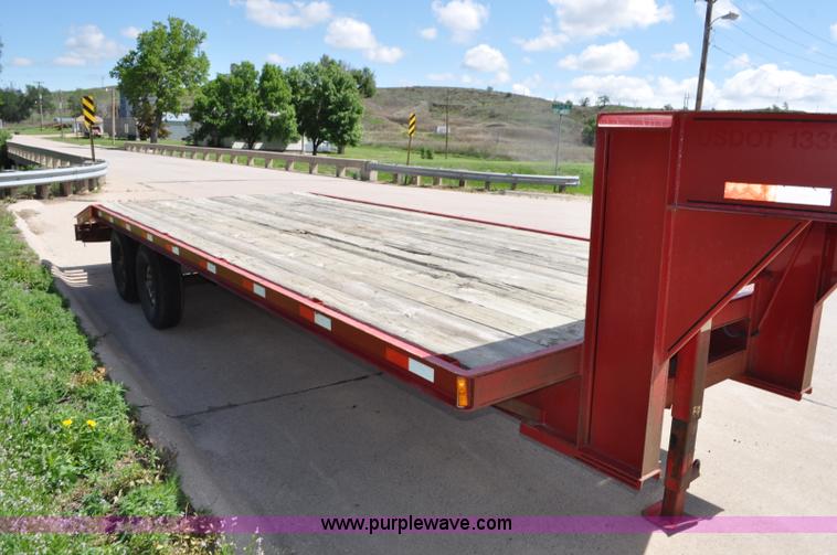 image for item F2465 1998 Featherlite STL equipment trailer
