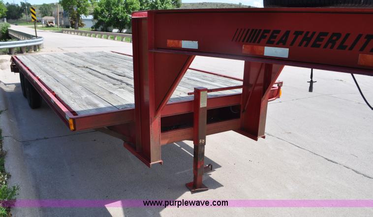 image for item F2465 1998 Featherlite STL equipment trailer