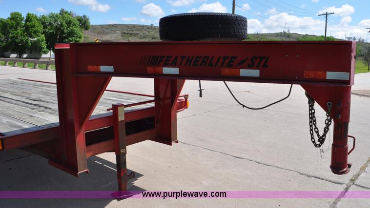 image for item F2465 1998 Featherlite STL equipment trailer